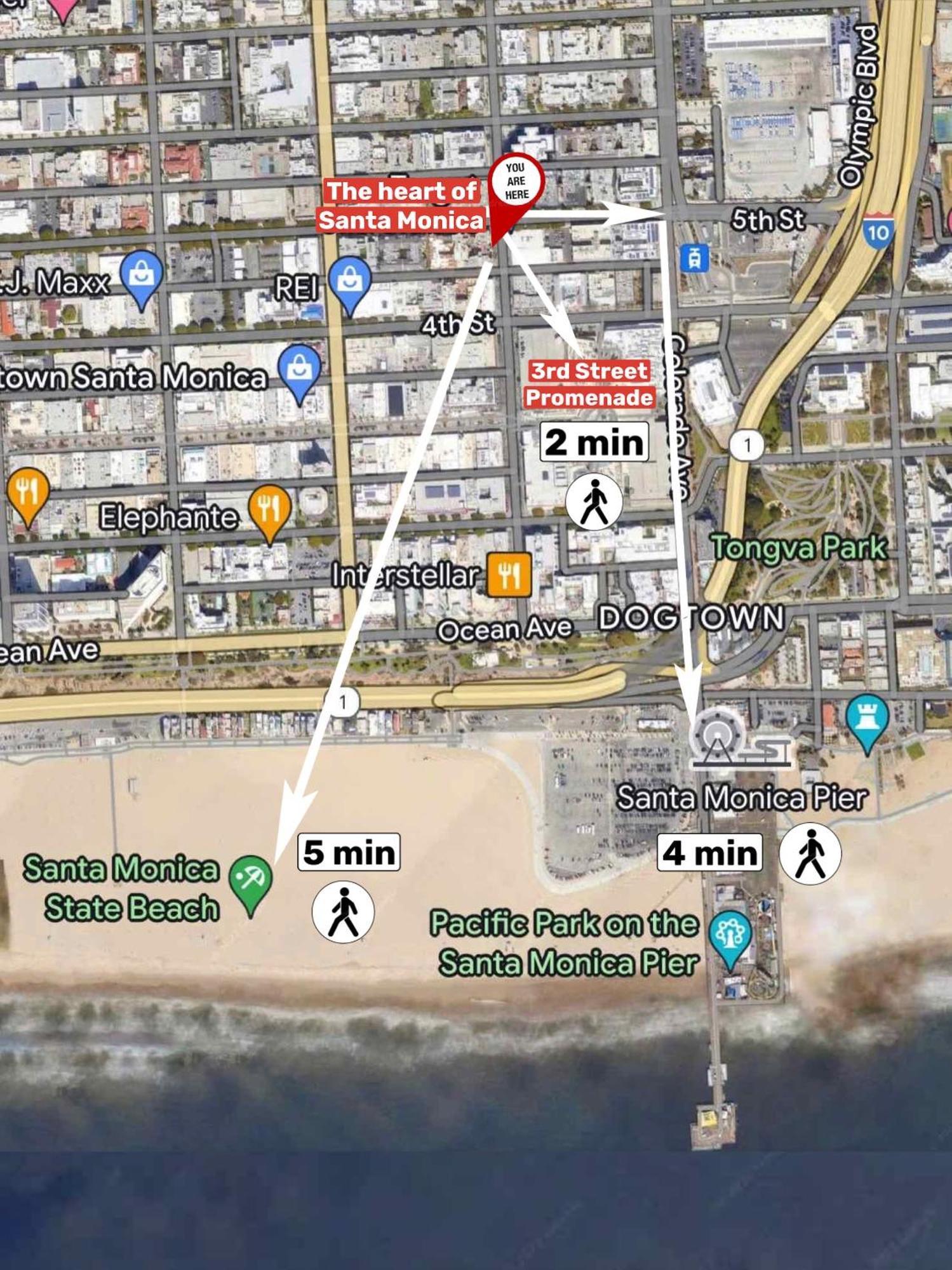 6 Modern 2 Bdr Apartment Santa Monica Pier Los Angeles Eksteriør billede